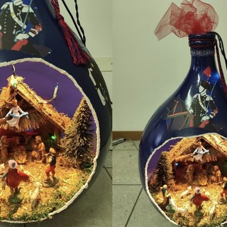 Il presepe donato e un particolare