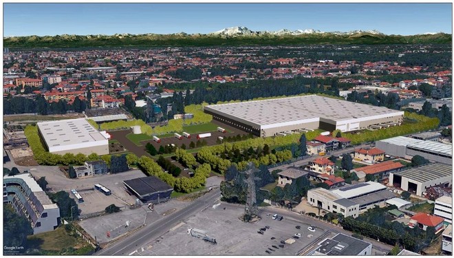 Polo logistico in fase di realizzazione nell’area ex Montedison, sul territorio di Olgiate Olona Polo logistico in fase di realizzazione nell’area ex Montedison, sul territorio di Olgiate Olona
