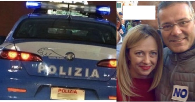 Minaccia a Giorgia Meloni, indagini in corso. «Cancelleremo la scritta appena ci daranno l'ok» Minaccia a Giorgia Meloni, indagini in corso. «Cancelleremo la scritta appena ci daranno l'ok»