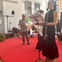 Ivanoe Pellerin durante la premiazione