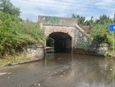 Busto, il ponticello finisce ancora sott’acqua