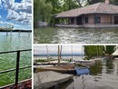 Le acque del lago sommergono il Village, l'Isolino e la riva della Schiranna dove si trova la sezione varesina della Lega navale italiana