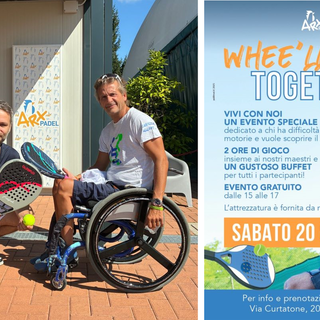 Sport senza barriere a Gallarate: nasce Whee’ll Padel Together