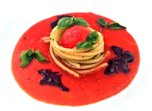 La foto del piatto con cui Fabrizio Rovera (Istituto De Filippi) ha ottenuto il terzo posto nel contest nazionale