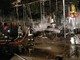 Capannone in fiamme a Venegono Inferiore: intervento in forze dei vigili del fuoco