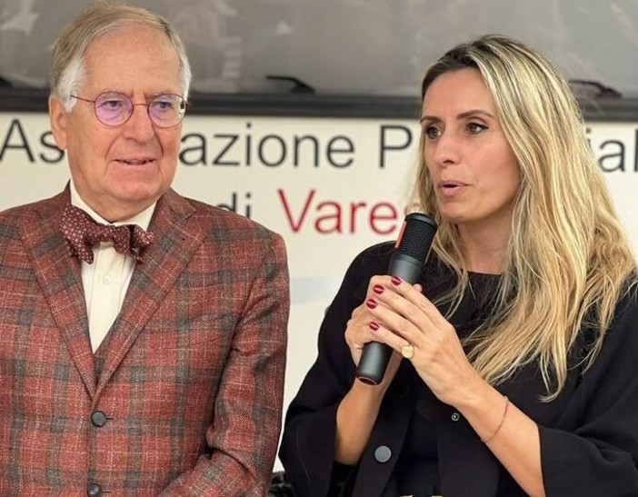 Il presidente della Lilt Pellerin e l'assessore Caruso