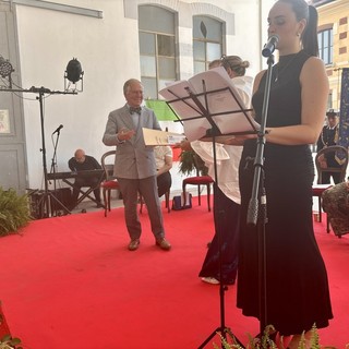 Ivanoe Pellerin durante la premiazione