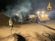 Incendio nella notte a Gallarate: fiamme in un impianto di compostaggio