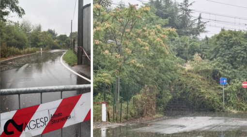 FOTO. Saluti dal ponticello che con la pioggia non "delude" mai