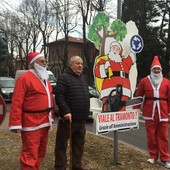 Audio Porfidio con due "Babbi Natale" durante una delle sue colorite proteste