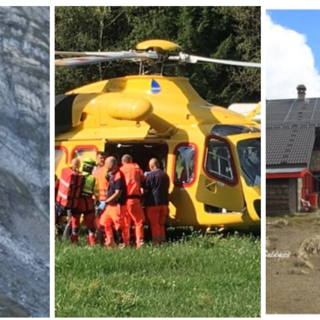 Frana in alta Valle Formazza sotto al rifugio Città di Busto: si cercano due escursionisti dispersi