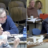 A sinistra Massimo Rogora davanti a Gigi Farioli. A destra Emanuele Antonelli A sinistra Massimo Rogora davanti a Gigi Farioli. A destra Emanuele Antonelli