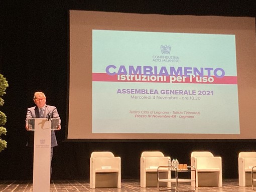 L'ultima assemblea di Confindustria Alto Milanese con il presidente Rossetti già faceva percepire la crescita e la voglia di investire
