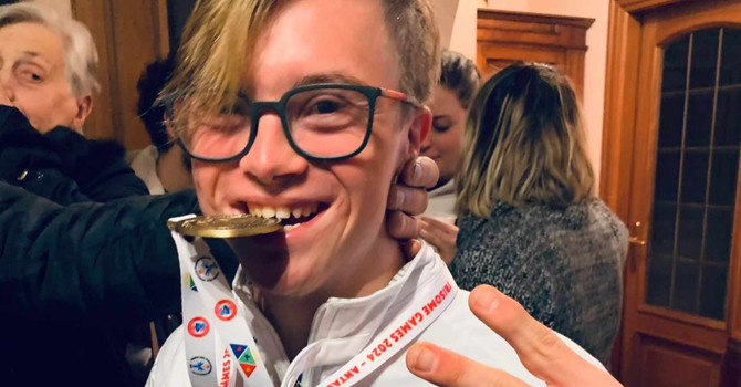 Il campione bustocco Riccardo Maino