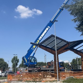 All'ex Mostra del Tessile arriva anche una stazione di ricarica elettrica