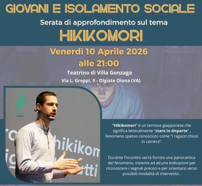 Olgiate Olona, una serata per capire gli hikikomori: giovani e isolamento sociale al centro del dibattito