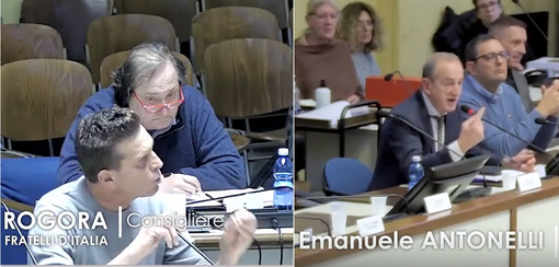 A sinistra Massimo Rogora davanti a Gigi Farioli. A destra Emanuele Antonelli