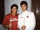 Ezio Russo ai tempi delle giovanili del Milan con un giovanissimo Maldini prima di approdare al Varese nel 1989 (foto Corriere di Sciacca)