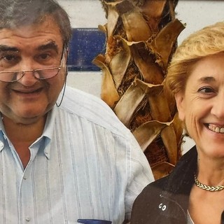 Luigi Raimondi accanto alla moglie Michela, persa troppo presto