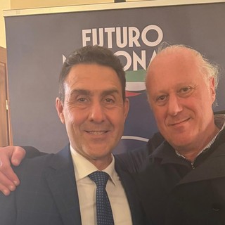 Stefano Sartori col generale Roberto Vannacci
