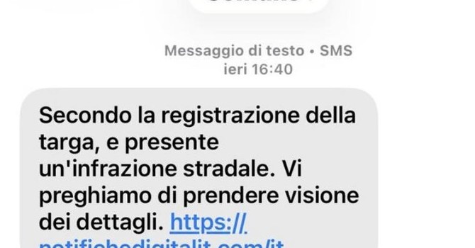 Attenzione al messaggio truffa sulle multe. Il Comune di Busto mette in guardia
