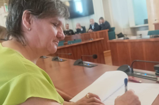La firma del sindaco Cristina Borroni La firma del sindaco Cristina Borroni