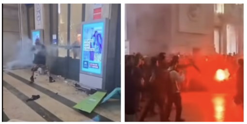 VIDEO. Manifestazioni, cariche e sassaiole: assalto in Stazione Centrale a Milano. Sospesa per mezz'ora la circolazione dei treni