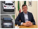 Le foto delle auto pubblicate e a lato il sindaco Pietro Zappamiglio