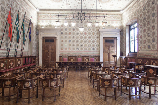Sala degli Stemmi di Palazzo Malinverni