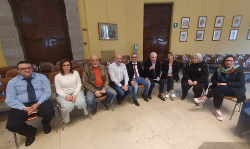 Conferenza stampa dei sindacati in municipio