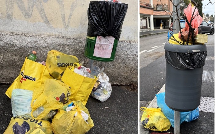 Via Muratori e via Castelmorrone: due punti di Sant'Edoardo bersagliati dai rifiuti