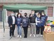 Il sindaco Puricelli con i volontari della Lida e l'onorevole Tarantino nella foto postata dallo stesso primo cittadino