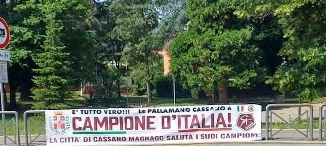 Pallamano, Cassano grida l'orgoglio anche per strada