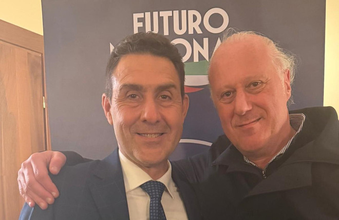 Stefano Sartori col generale Roberto Vannacci