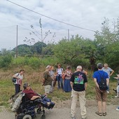 Attivisti del Comitato Salviamo gli alberi