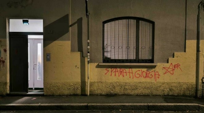 Minacce a Meloni, Gioventù Nazionale: «Pronti a ripulire il muro imbrattato a Busto»