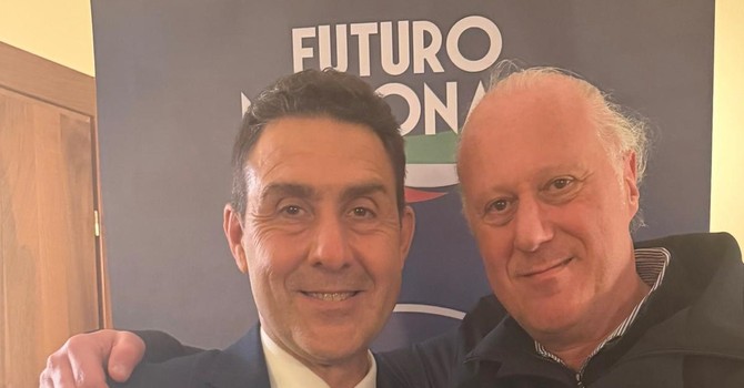 Stefano Sartori col generale Roberto Vannacci