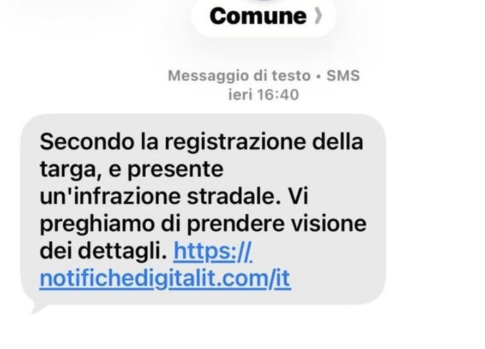Attenzione al messaggio truffa sulle multe. Il Comune di Busto mette in guardia Attenzione al messaggio truffa sulle multe. Il Comune di Busto mette in guardia