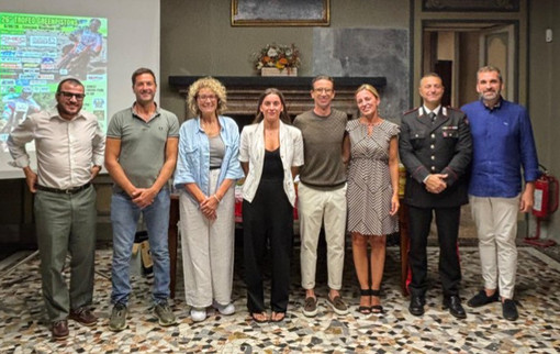 La presentazione del Green Pistons con le autorità e gli amministratori intervenuti