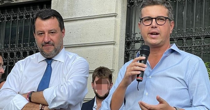 Salvini e Cassani (foto d'archivio)