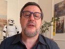Salvini durante la diretta social di questa sera