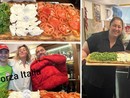 Novanta centimetri di pizza tricolore: da Ciro l'Italia vince anche a tavola