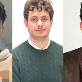 Da sinistra: Tommaso Pozzoli, Ferdinando Sorbilli, Mattia Zanforlin