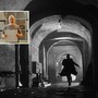 Il terzo uomo, fotogramma del cupo capolavoro girato a Vienna. Nel riquadro, Paolo Castelli nella fonoteca - Hotel Josefine Il terzo uomo, fotogramma del cupo capolavoro girato a Vienna. Nel riquadro, Paolo Castelli nella fonoteca - Hotel Josefine