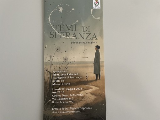 Musica e parole per nutrire l’anima al Manzoni con monsignor Luca Raimondi e la filarmonica di Sacconago