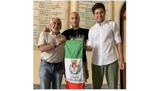 Orazio Tallarida e Luca Folegani con Michael Bolognini