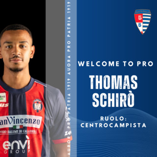 Pro Patria: ufficiale l'ingaggio di Thomas Schirò