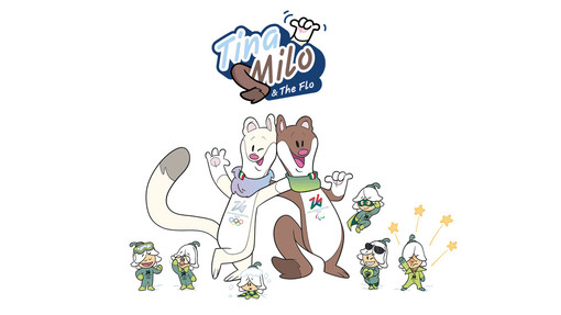 Tina e Milo, due ermellini mascotte delle Olimpiadi di Milano e Cortina 2026