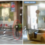 Alcuni immagini tratte dal video diffuso dalla Polizia di Stato