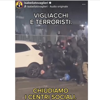 Un'immagine dal post di Isabella Tovaglieri